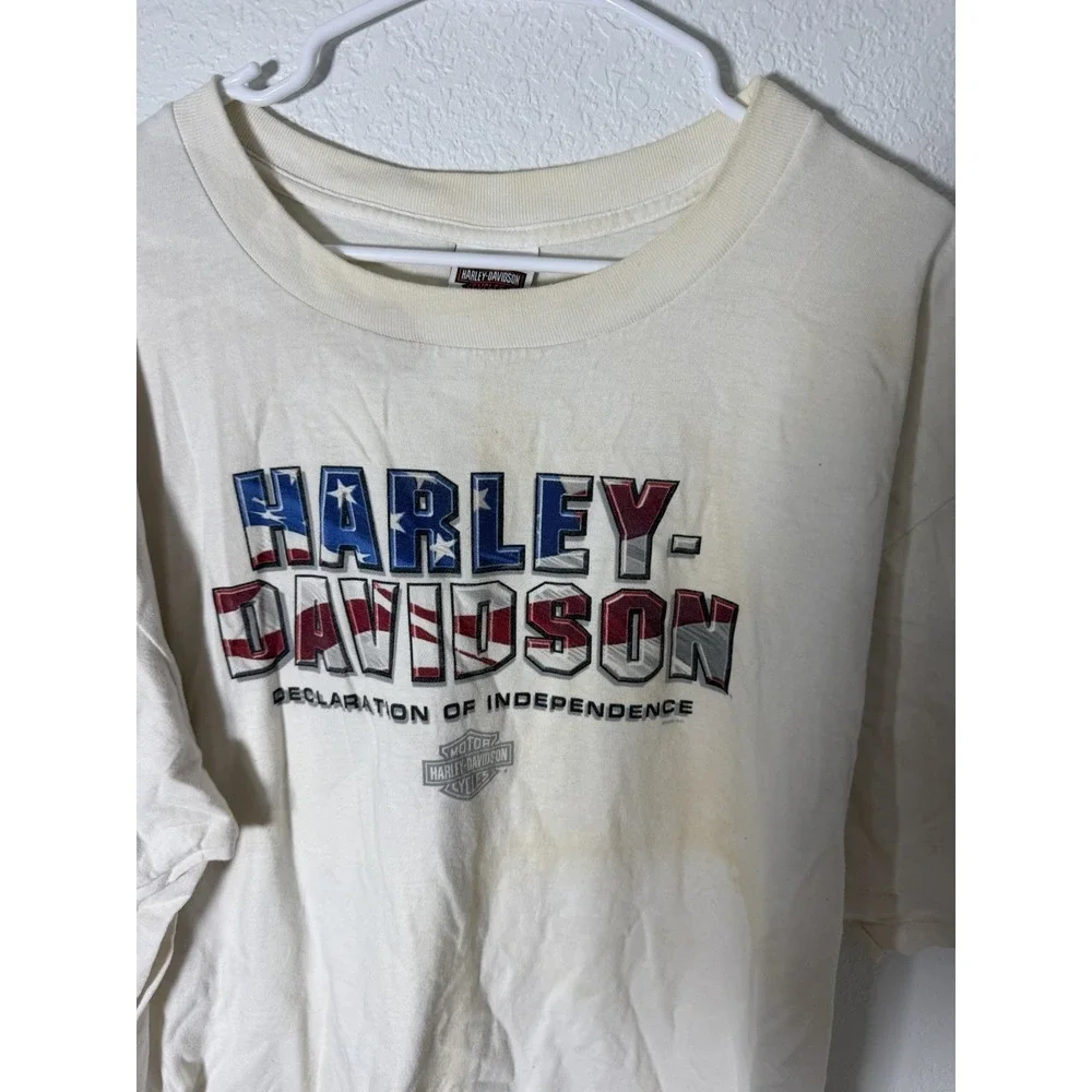 Harley Davidson Vtg Santa Barbara California Men's Short Sleeve T-Shirt Size 2XL